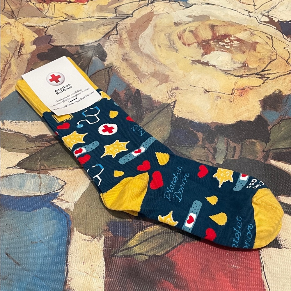 1 Pair of Healthcare Provider Theme Socks